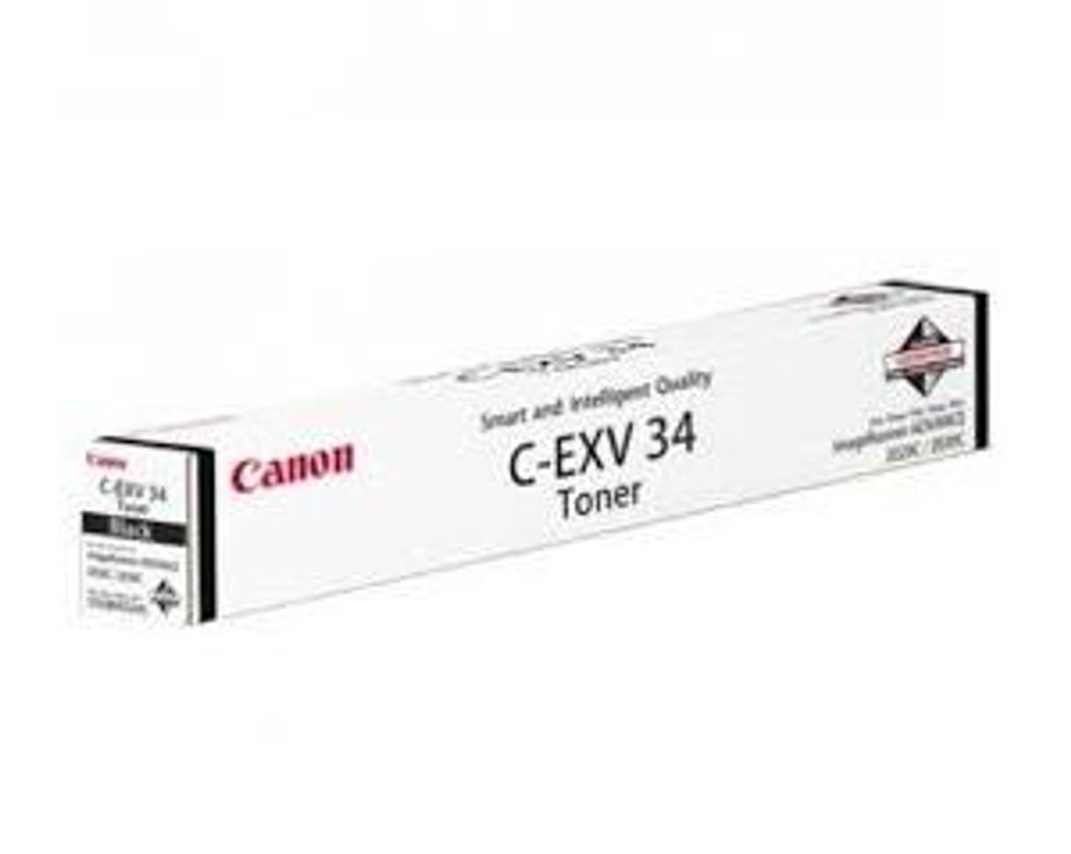 Canon C-EXV 34 BK 3782B002 sort toner, original