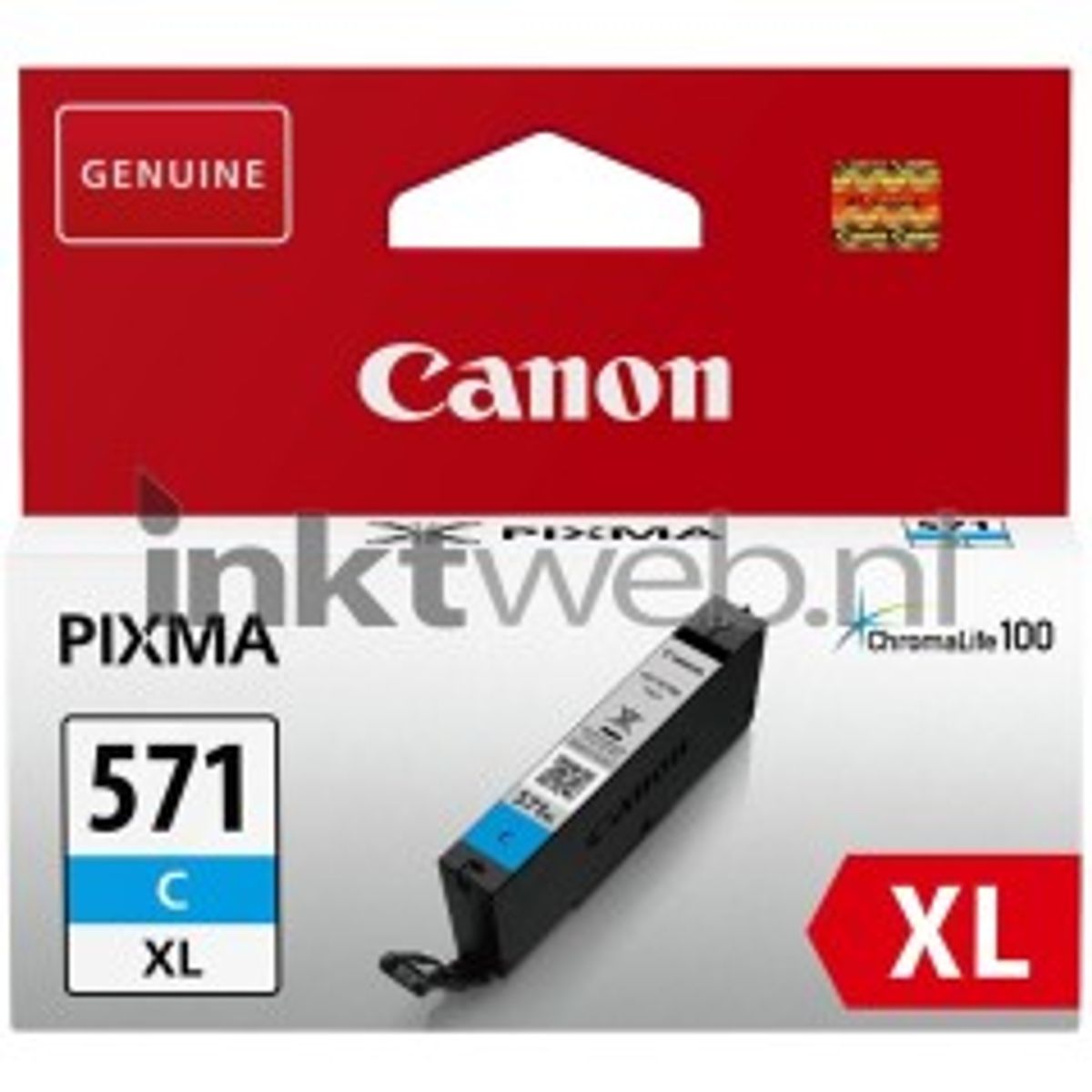 Canon CLI 571C XL Cyan 375 sider Blækbeholder 0332C001