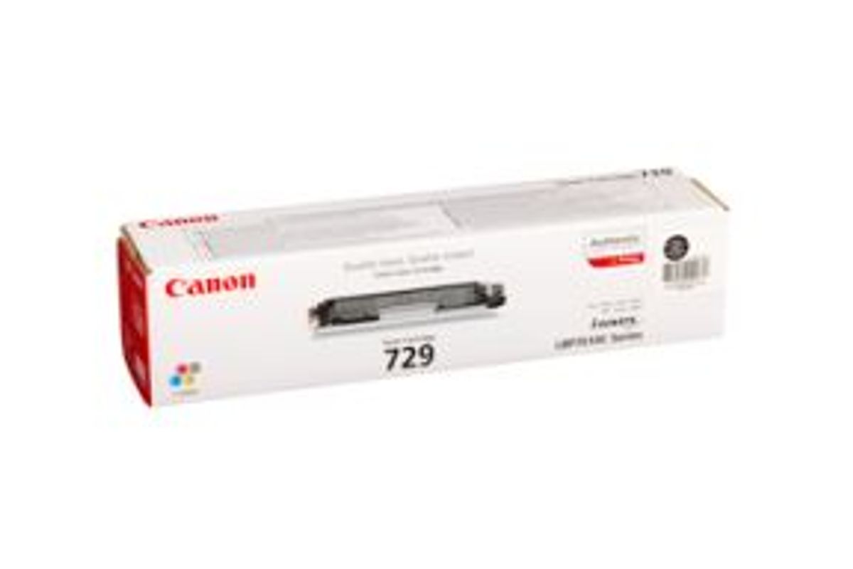 Canon CRG 729 BK 4370B002 sort toner. Original