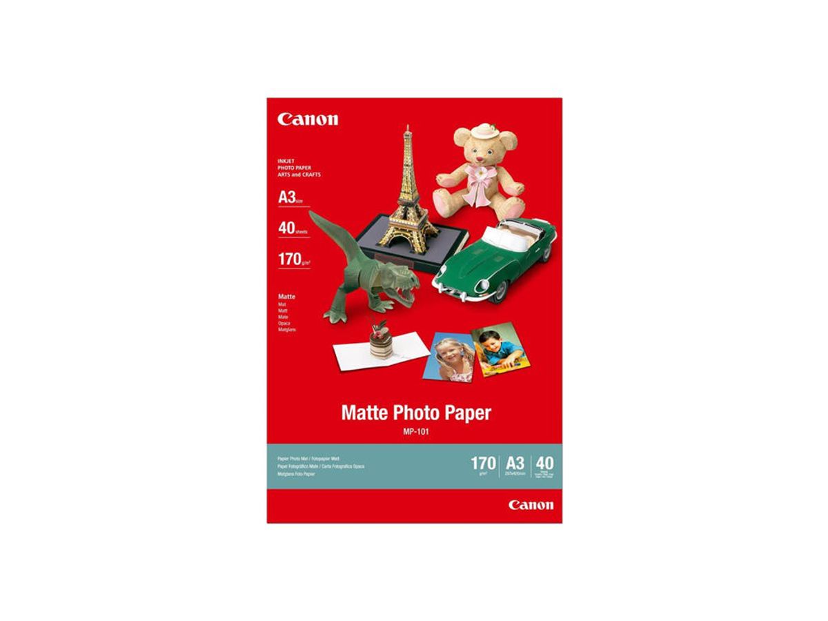 Canon Fotopapir A3 Glossy Mp-101 mat 40 ark