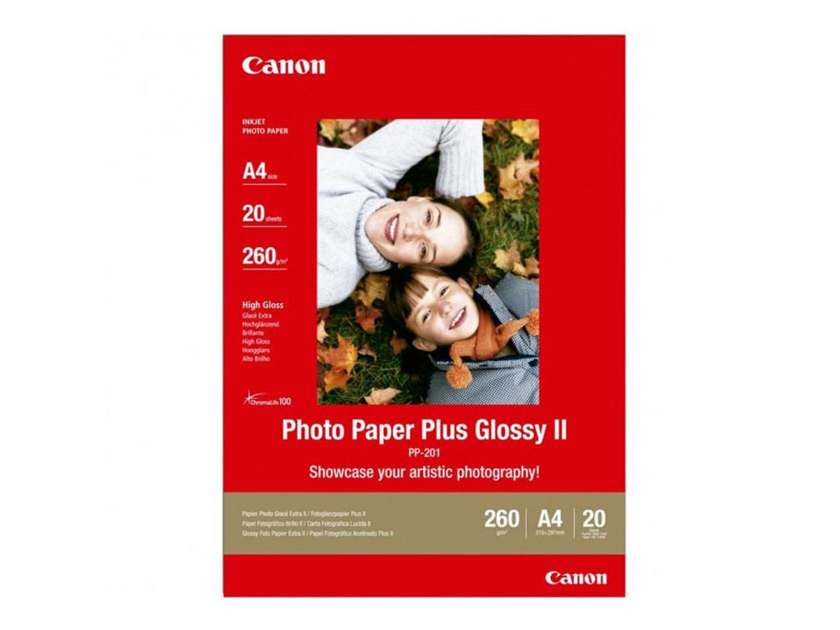 Canon Fotopapir A4 Glossy Pp-201 20 ark