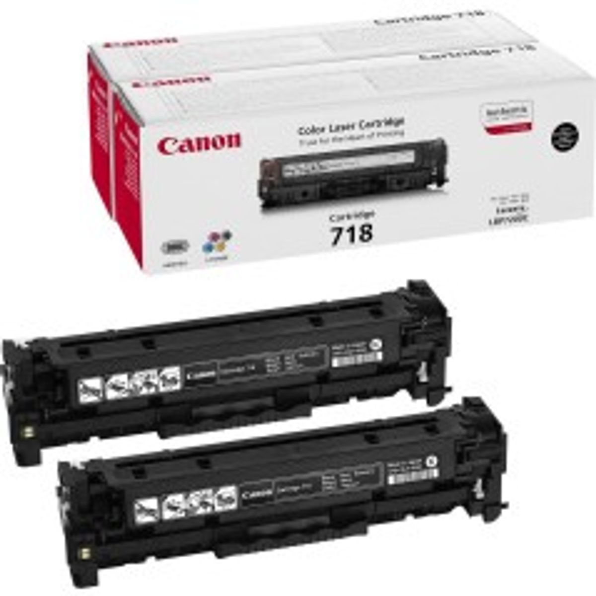 Canon Toner Black Twin Pack 718BK