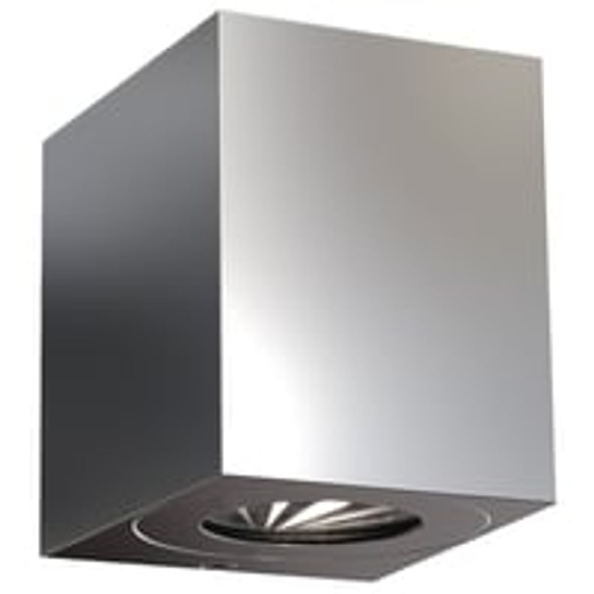 Canto Kubi 2 udendrs vglampe, 500lm, 3000K, 10,6W, rustfri stl - Nordlux