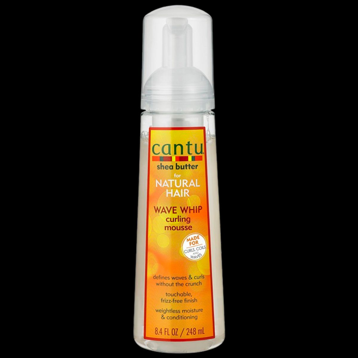 Cantu Shea Butter For Natural Hair Wave Whip Curling Mousse (248 ml)