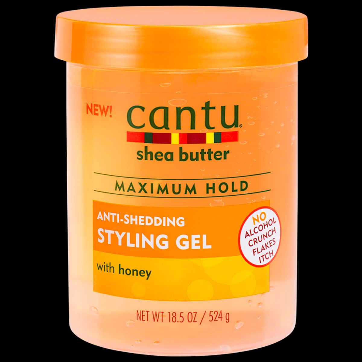 Cantu Shea Butter Maximum Hold Anti-Shedding Styling Gel (524 g)