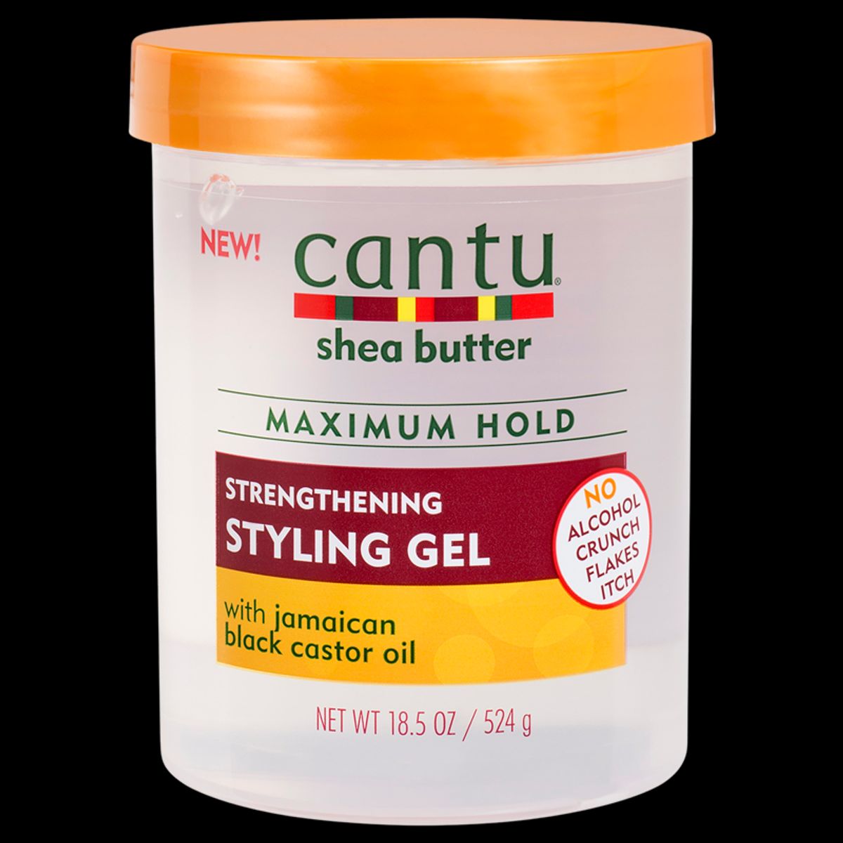 Cantu Shea Butter Maximum Hold Strengthening Styling Gel (524 g)