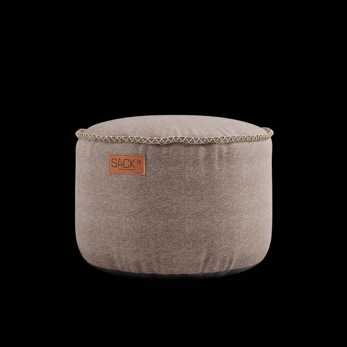 Canvas Pouf