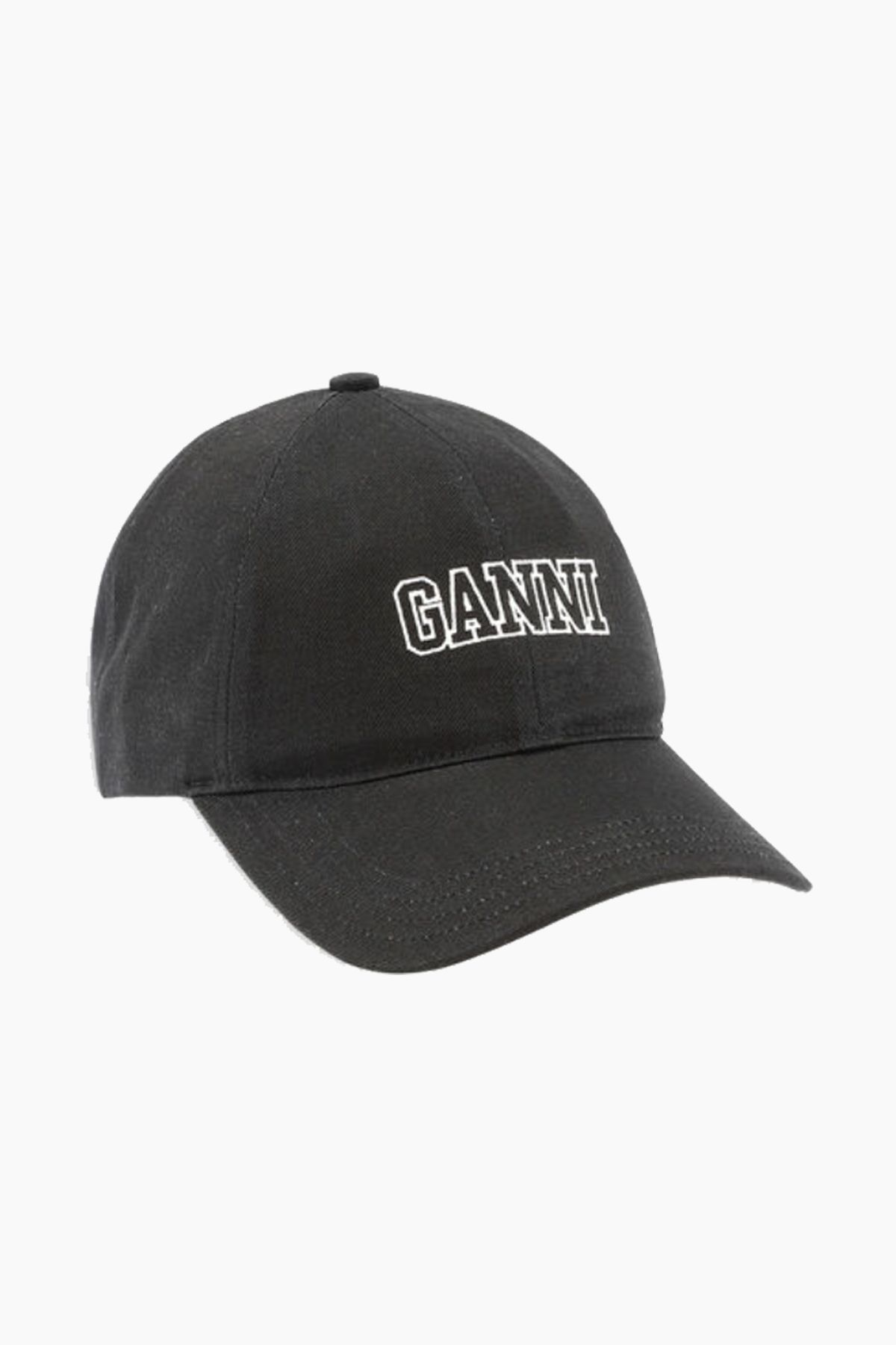 Cap Hat - Black - GANNI - Sort One Size