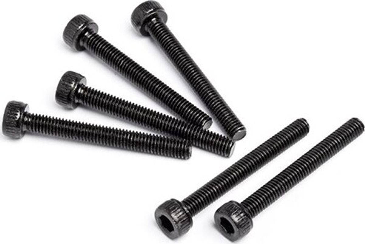 Cap Head Screw M3 X 25mm (6 Pcs) - Hpz538 - Hpi Racing