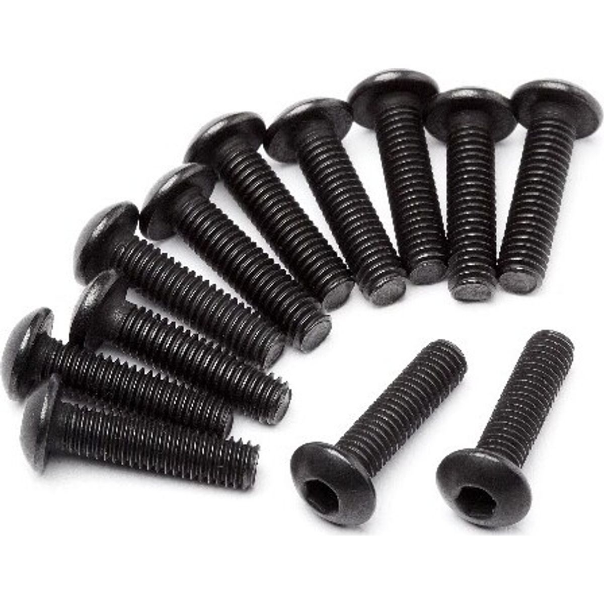 Cap Head Screw M3x12mm 12 Pcs - Mv24086 - Maverick Rc