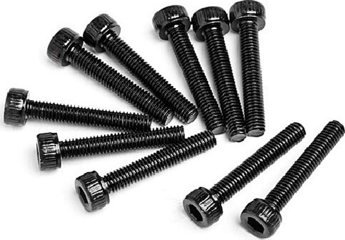 Cap Head Screw M3x18mm (10pcs) - Hpz546 - Hpi Racing