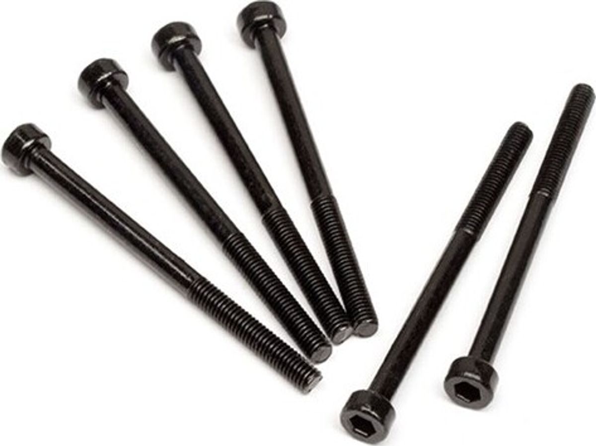 Cap Head Screw M3x42mm (black/6pcs) - Hpz303 - Hpi Racing