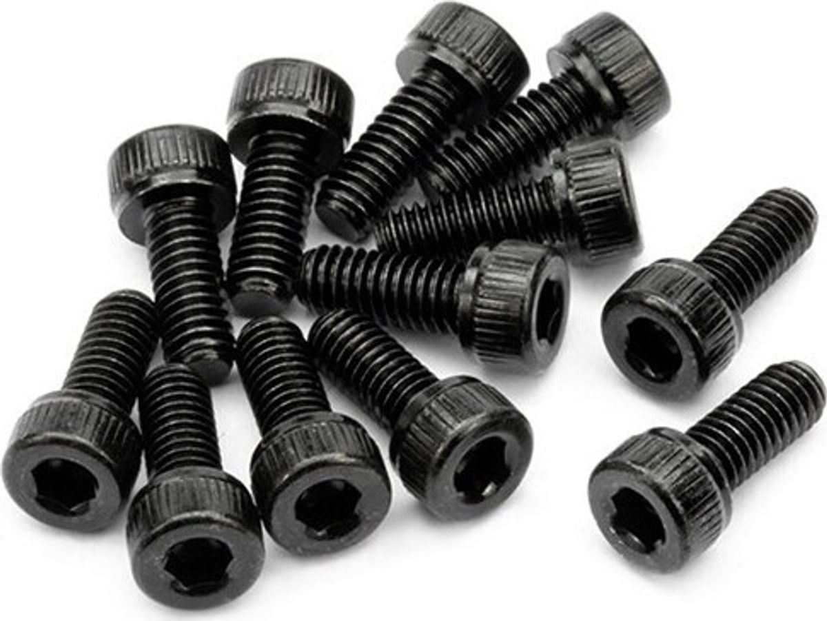 Cap Head Screw M4x10mm (12pcs) - Hpz793 - Hpi Racing