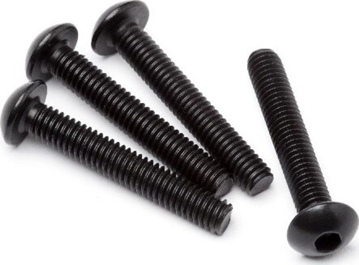 Cap Head Screw M4x25mm 4 Pcs - Mv24089 - Maverick Rc