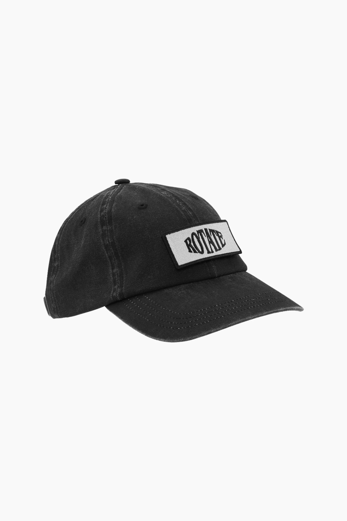 Cap W. Logo Patch - Black - ROTATE - Sort One Size