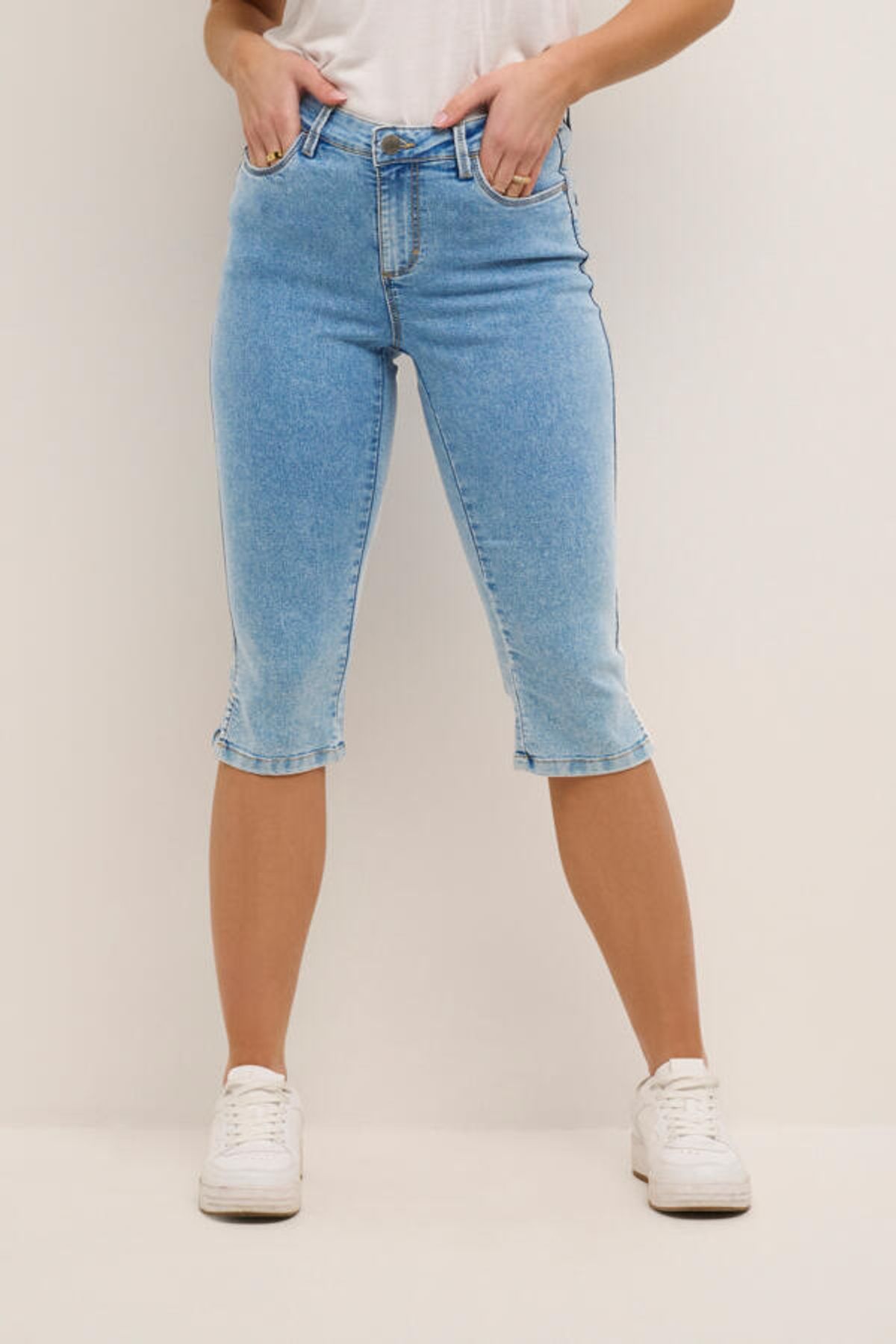 Capri Jeans - KAvicky - Light Blue washed Denim - Kaffe