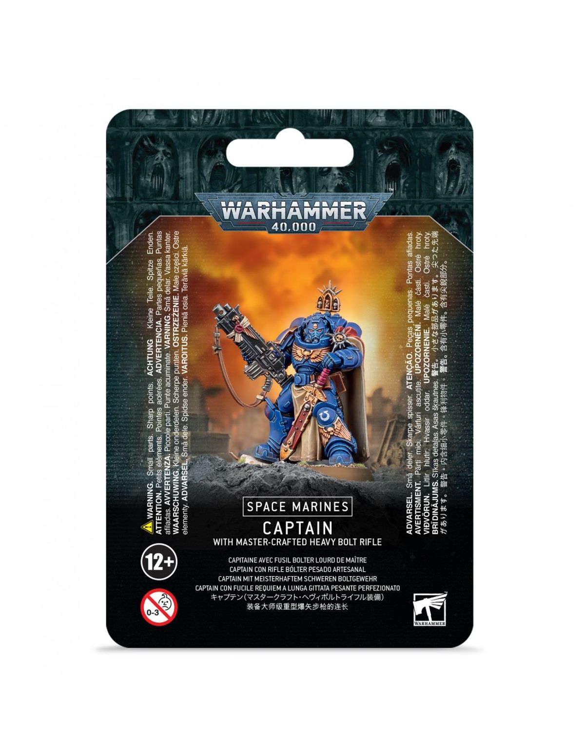 Captain With Master-Crafted Heavy Bolter Rifle - Space Marines - Warhammer 40.000 - Games Workshop