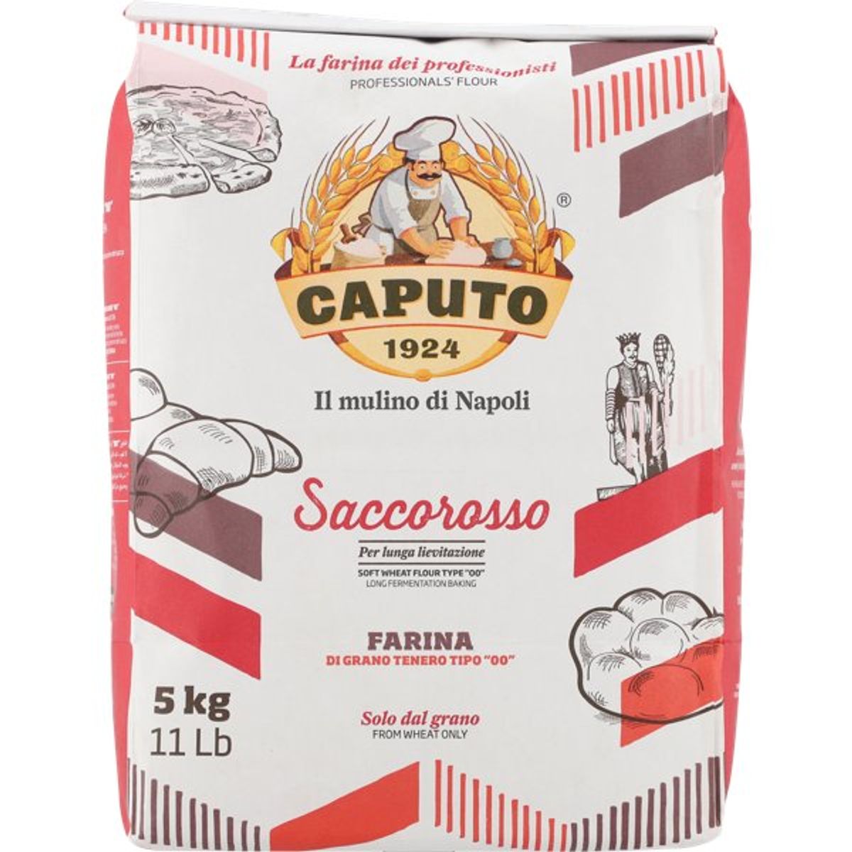 Caputo Saccorosso Pizzamel 5 Kg