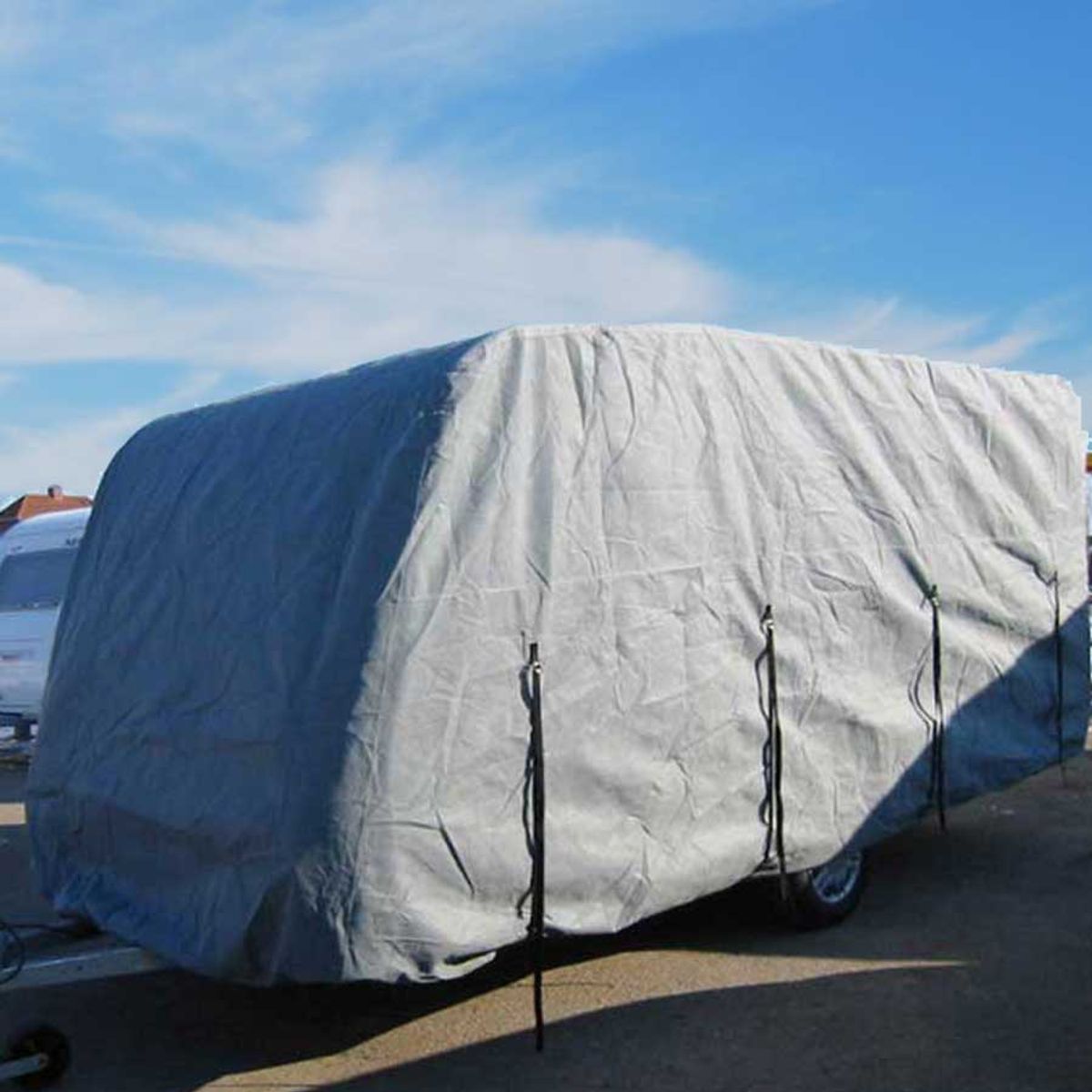 Caravan cover (L: 640/555 x B: 258 x H: 228 cm)