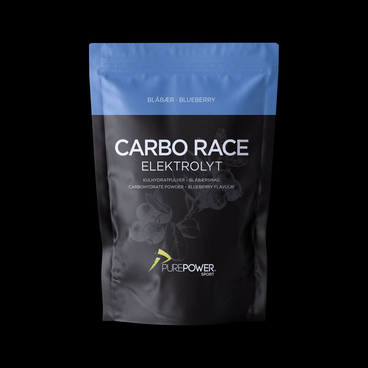 Carbo Race Elektrolyt Blåbær 1 kg