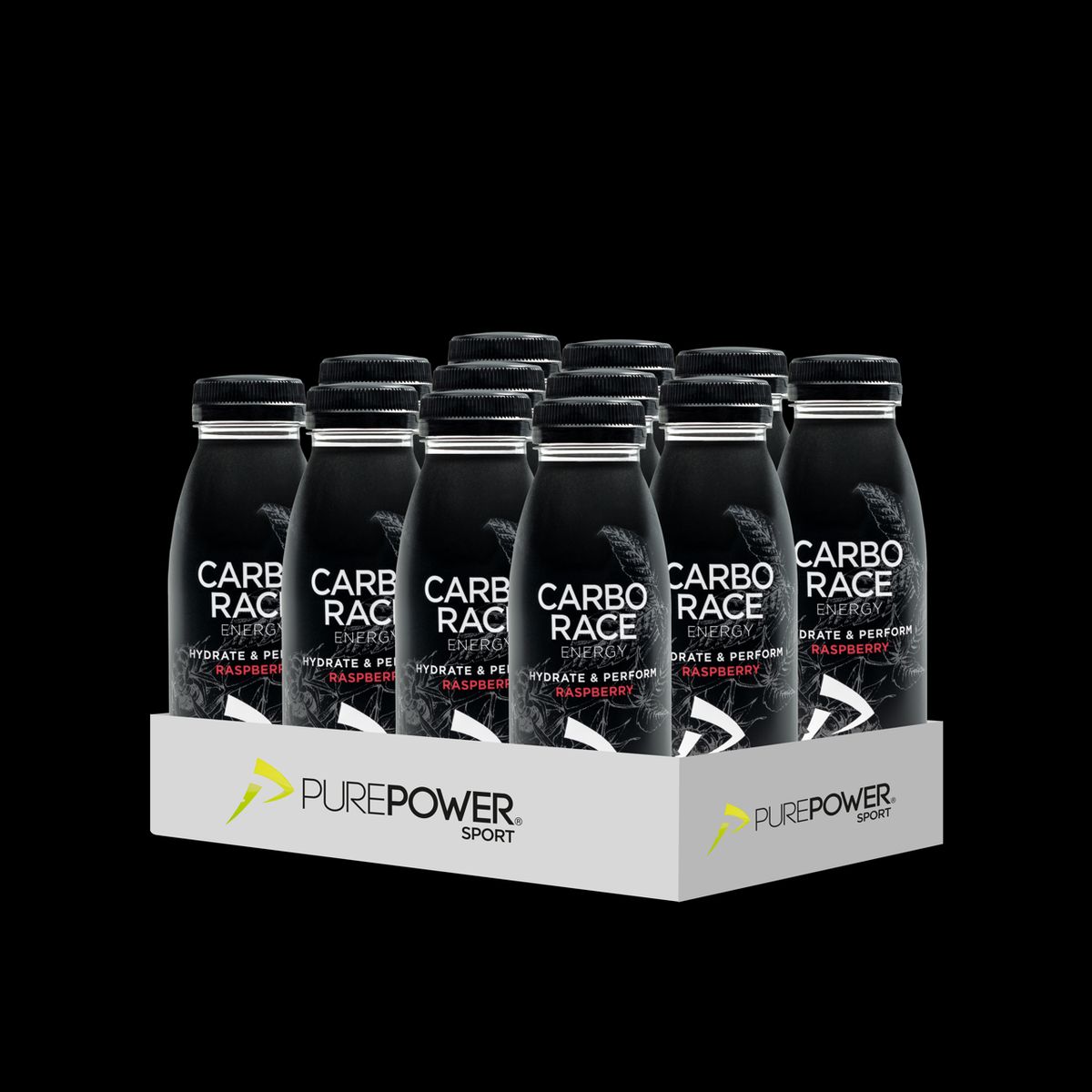 Carbo Race Energy Hindbær 12x330 ml