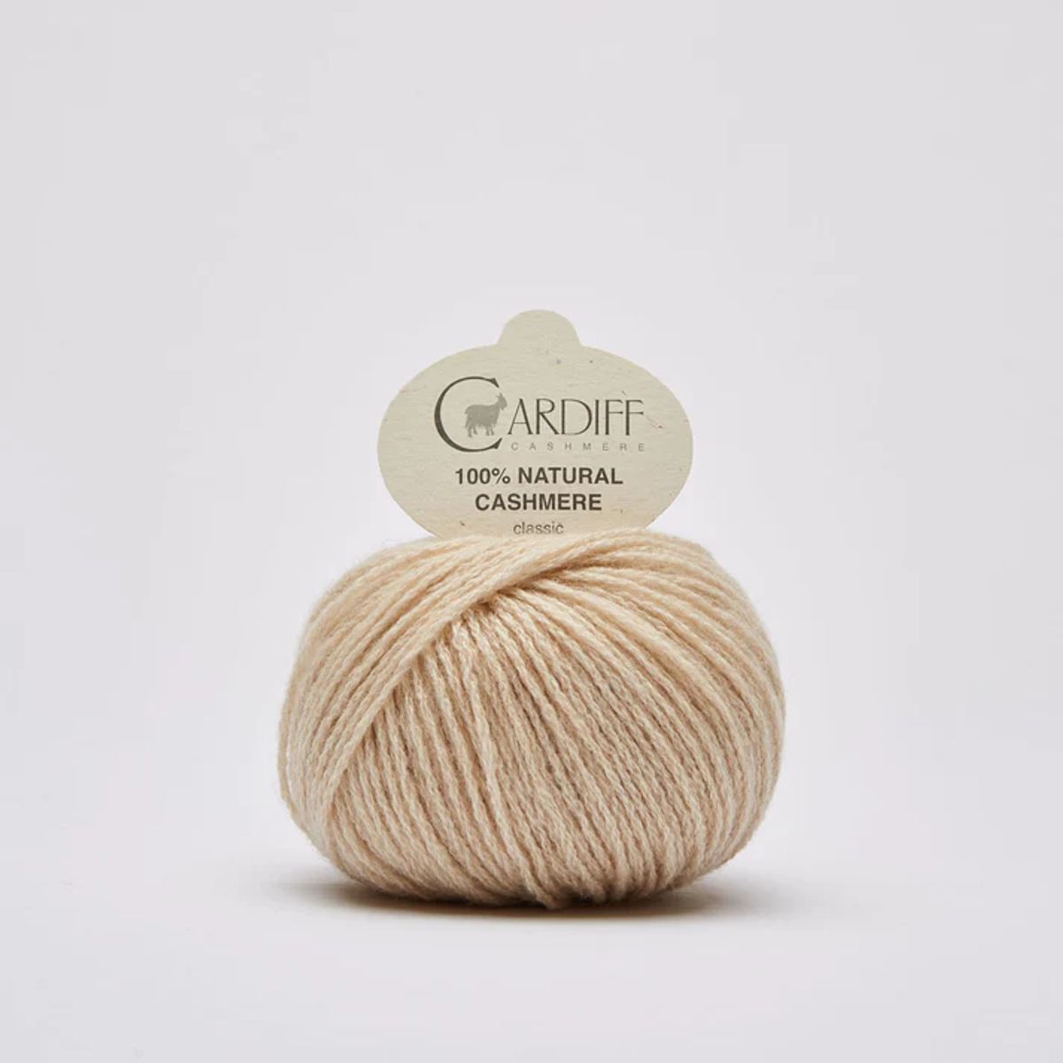 Cardiff Cashmere Classic Silver Natural 509