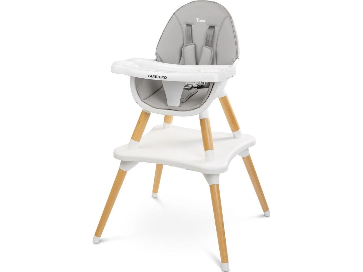 Caretero Feeding Chair Tuva 2 In 1 Table, Gray