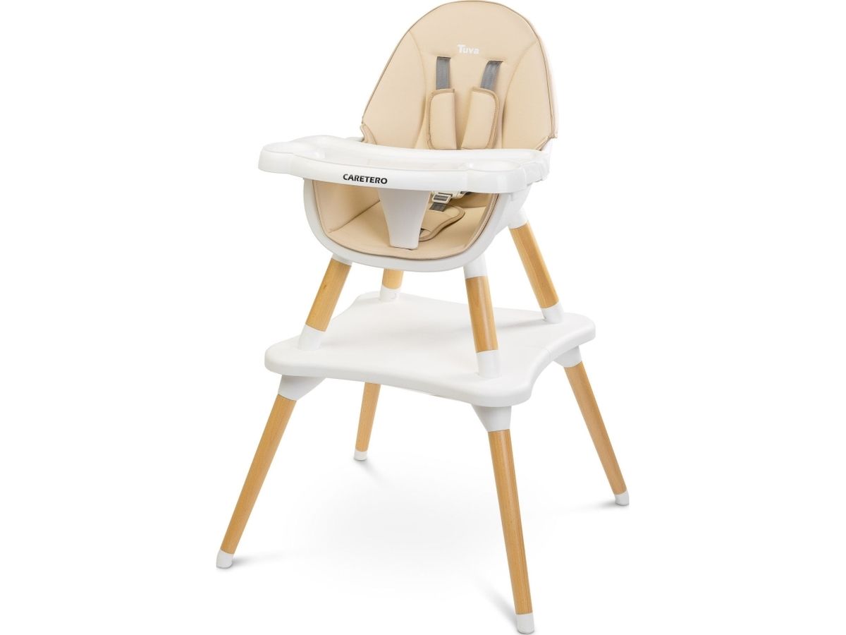 Caretero High Chair 2 In 1 Tuva Beige Table