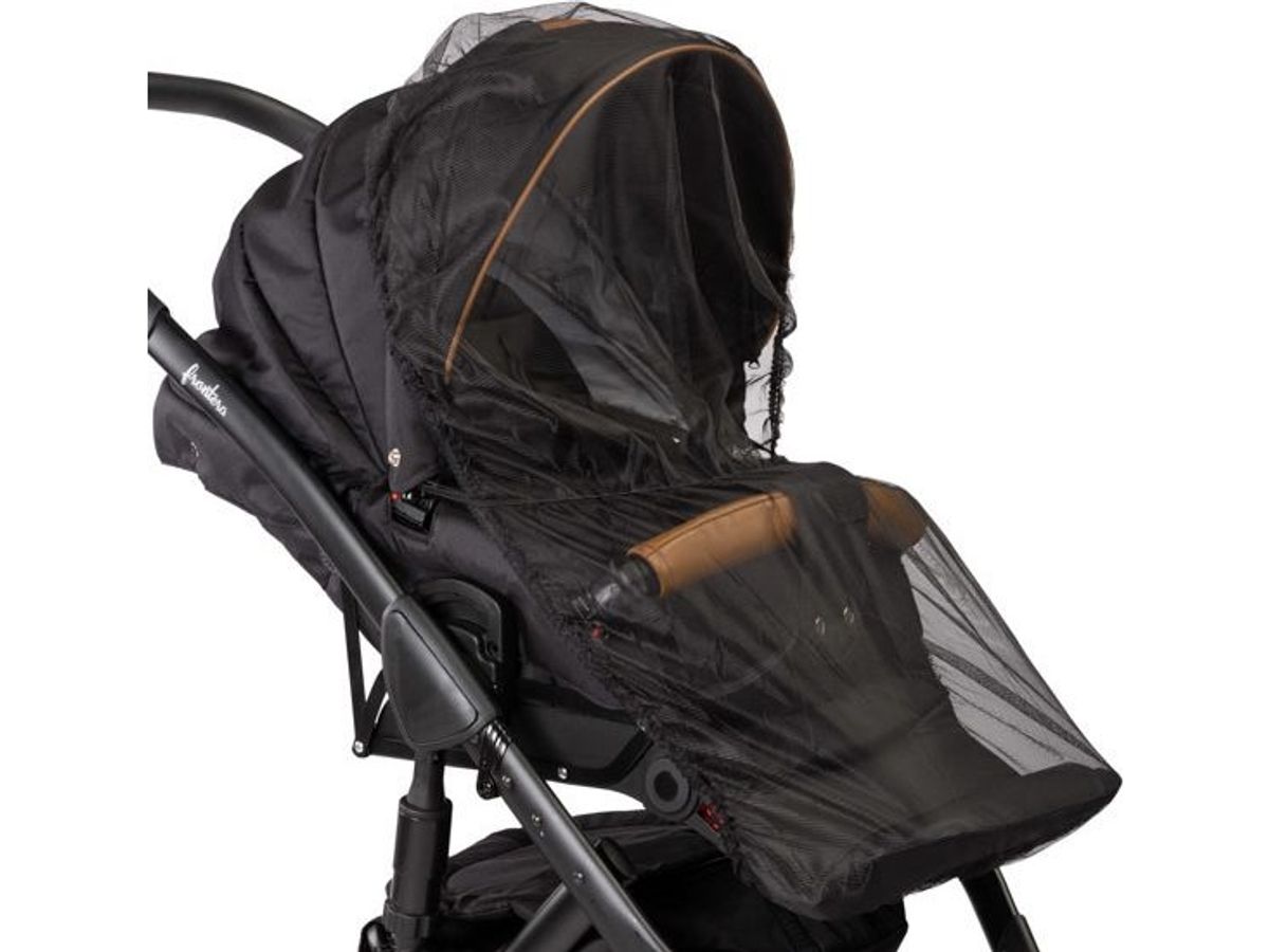 Caretero Mosquito Net For The Uniw Trolley Black Caretero