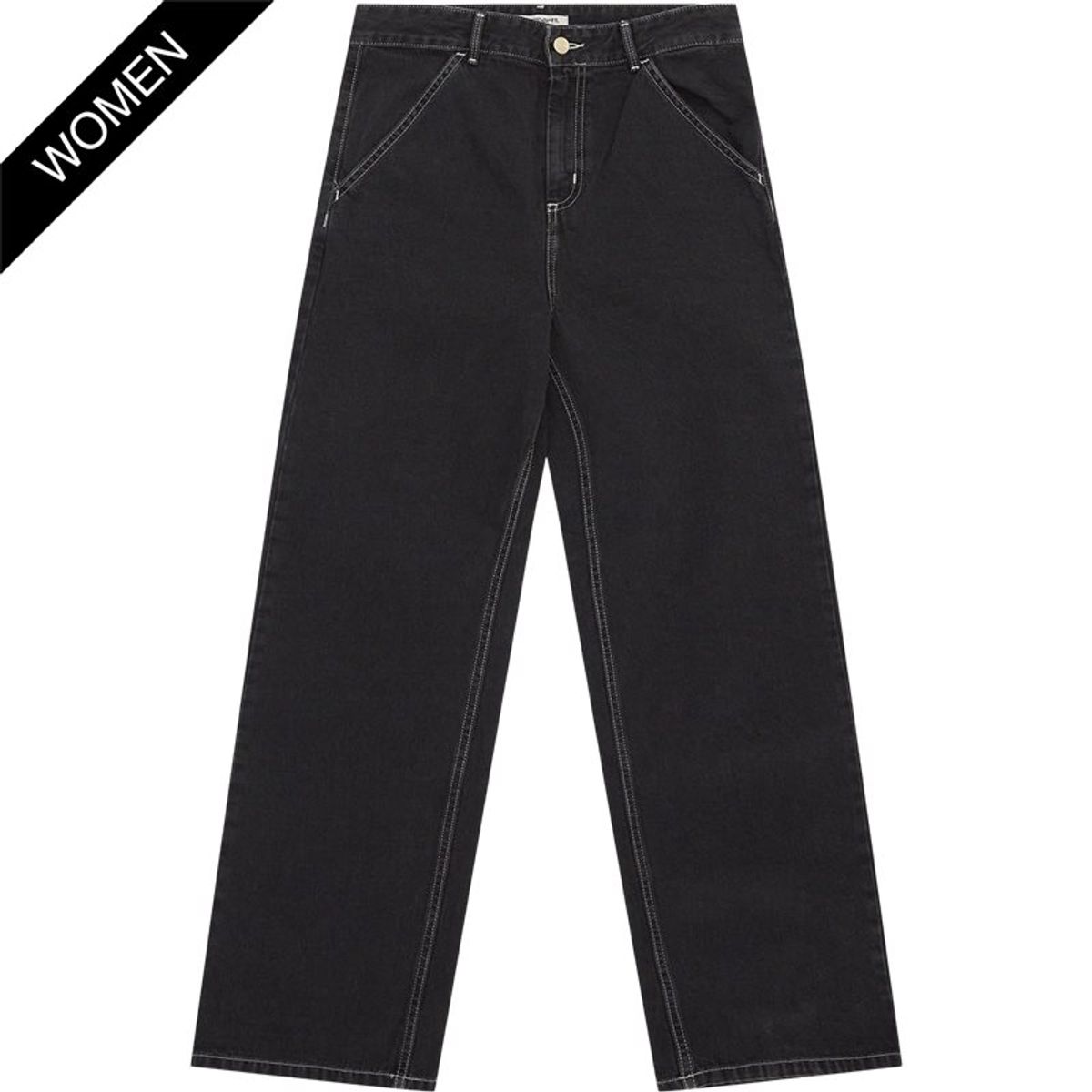 Carhartt Women W Simple Pant Black Stone Washed