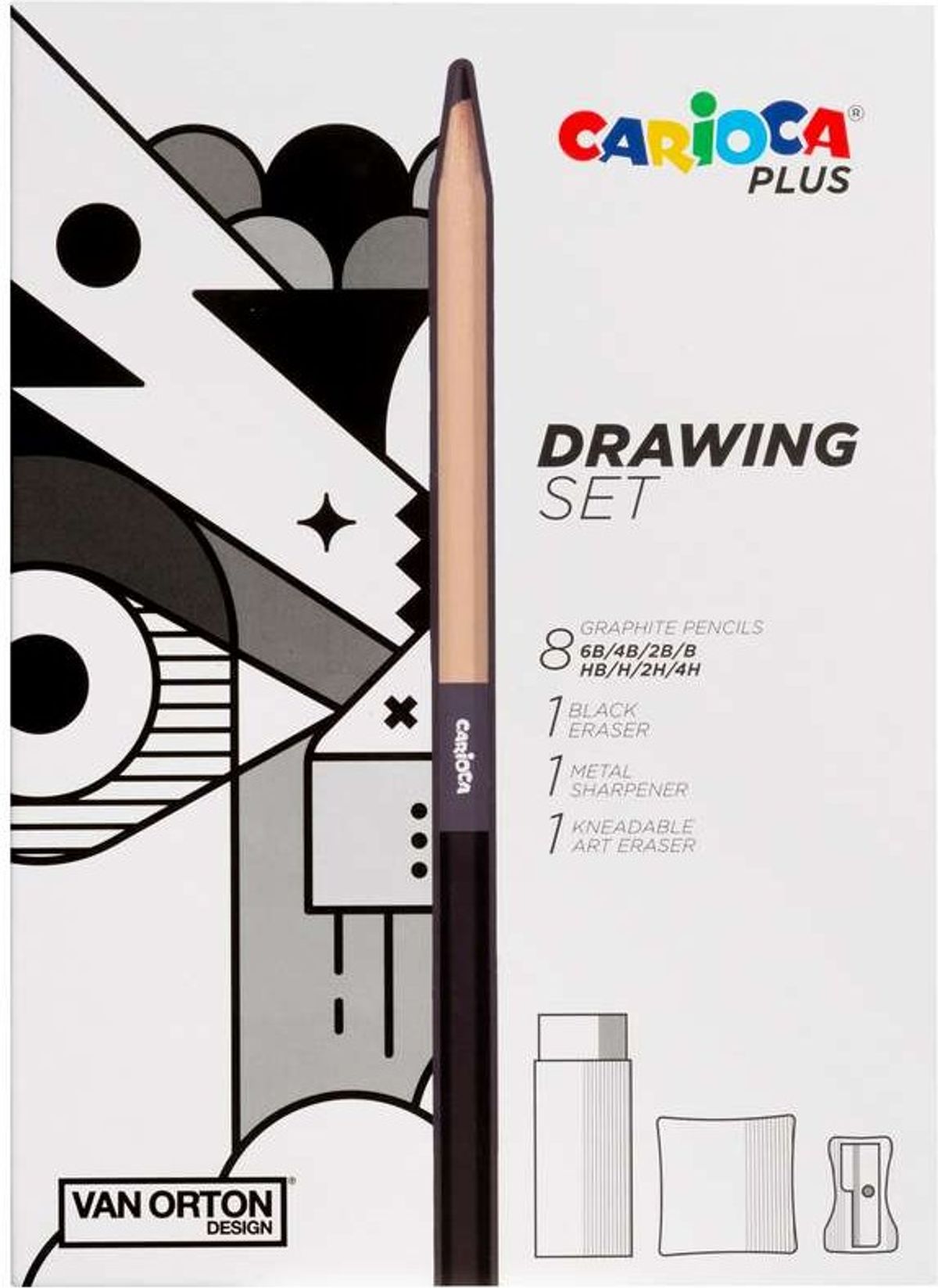 Carioca Plus - Drawing Set - Tegnesæt - 11 Dele