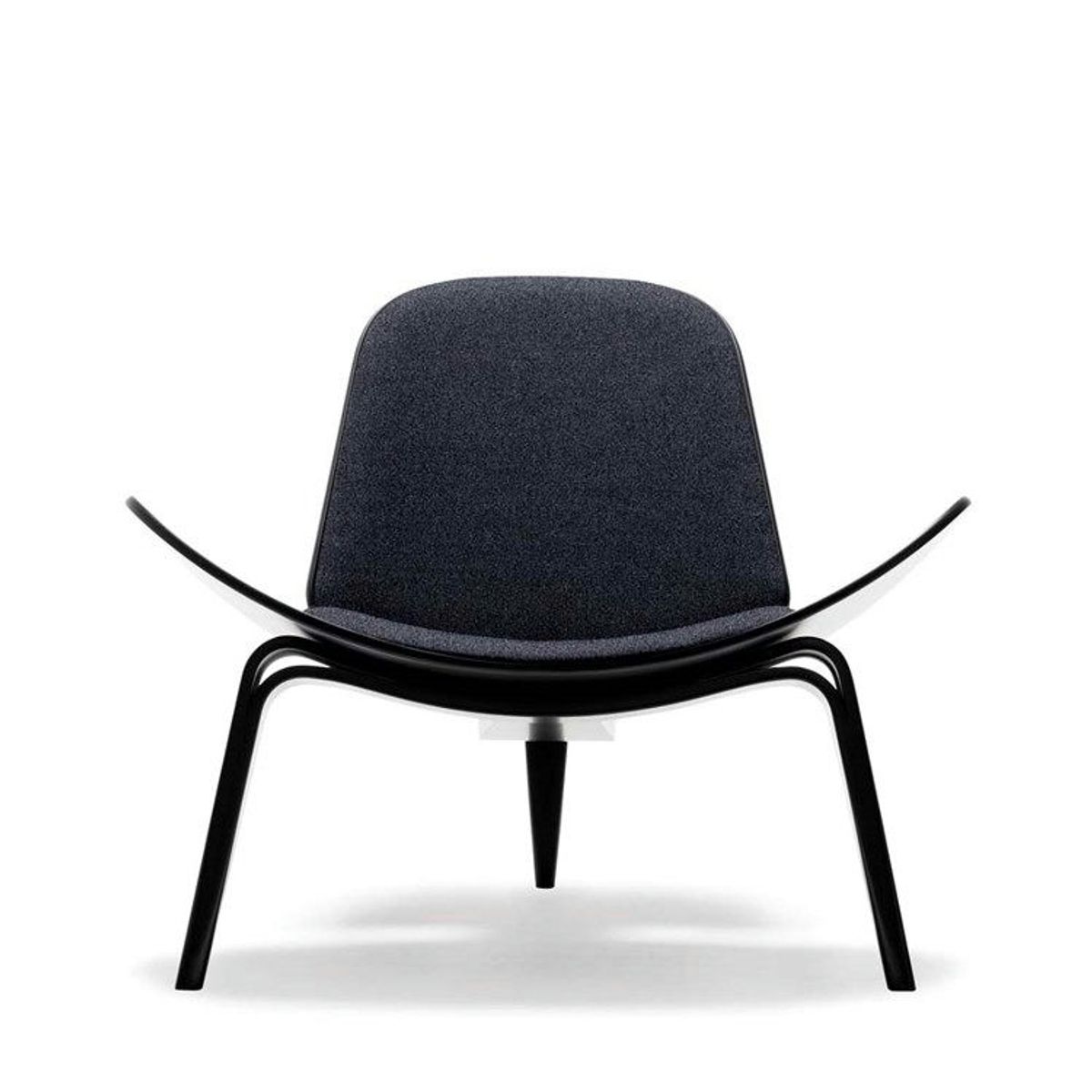 Carl Hansen & Søn CH07 Skalstolen Fiord Sortmalet Eg Fiord 191 (Sort)