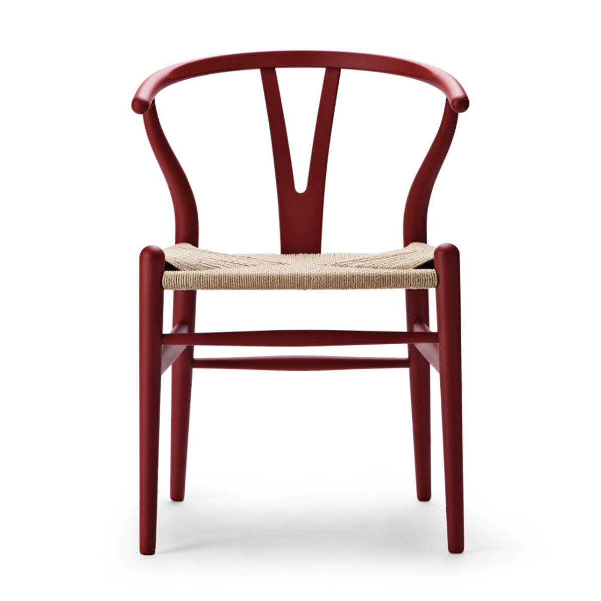 Carl Hansen & Søn CH24 Y-stol Soft Edition Soft Red