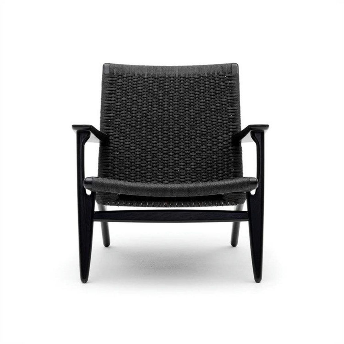 Carl Hansen & Søn CH25 Wegner Loungestol Sorbejdset Eg/Sortflet