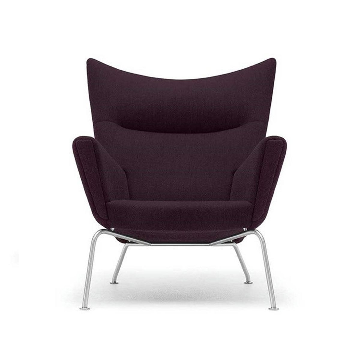 Carl Hansen & Søn CH445 Wegner Wing Chair Fiord Fiord 591 (Bordeaux)