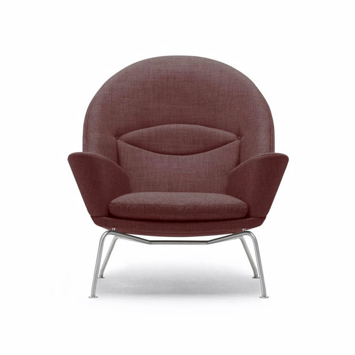 Carl Hansen & Søn CH468 Oculus Chair Mood 8101 (Rødbrun)