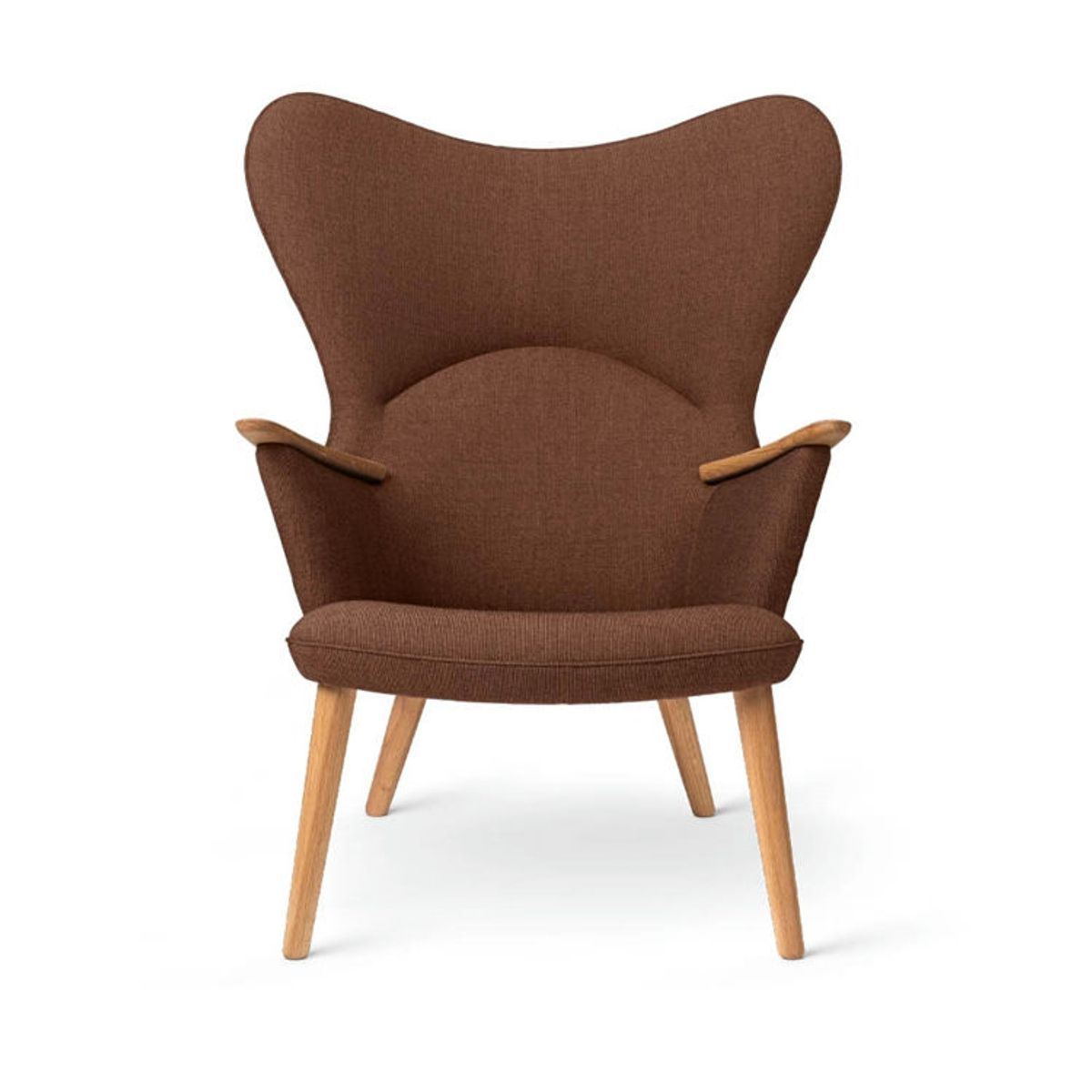 Carl Hansen & Søn CH78 Mama Bear Lænestol Passion Olieret Egetræ Passion 7101 (Rødbrun)