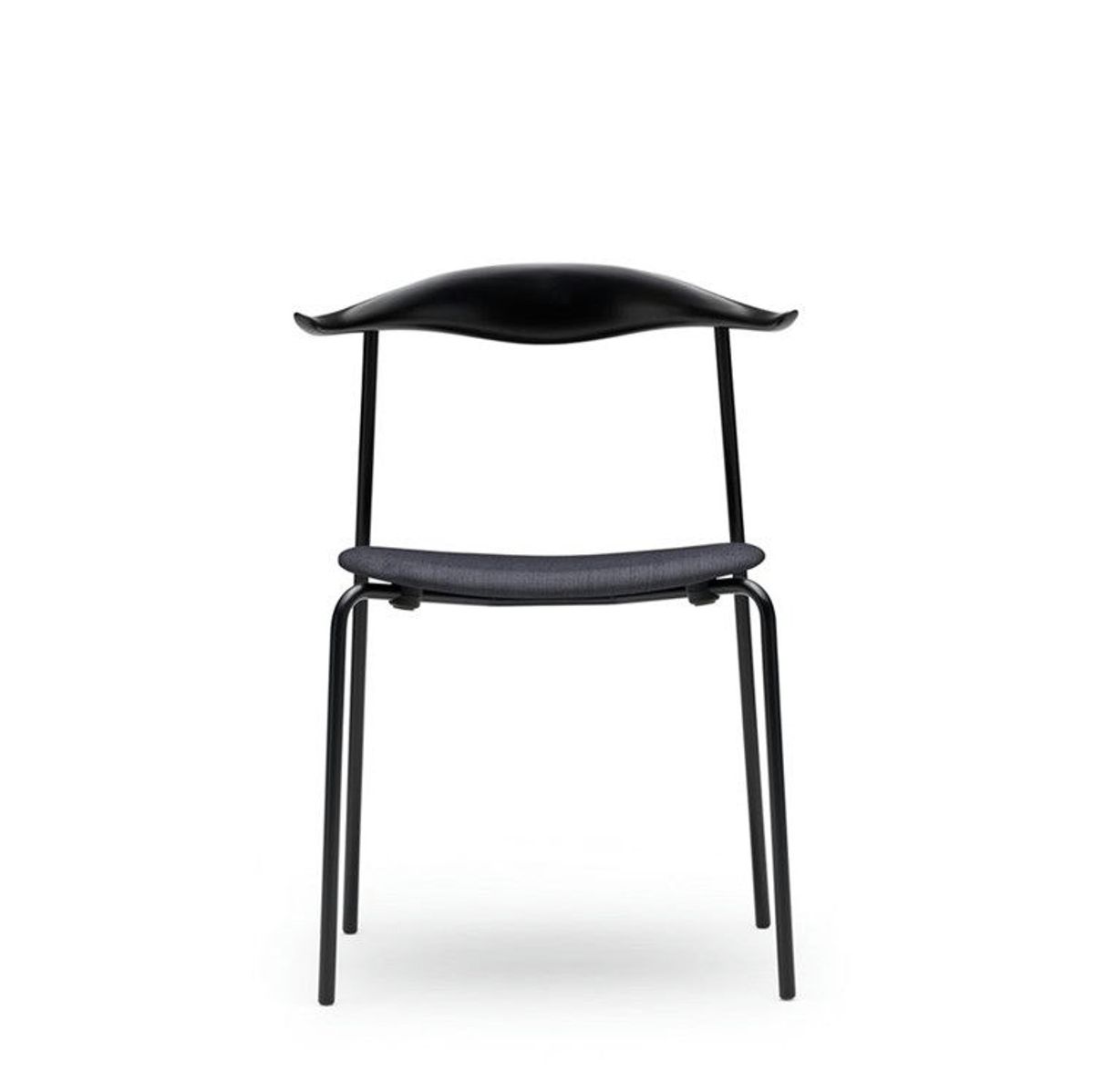 Carl Hansen & Søn CH88P Spisebordsstol Stof Fiord 191 (Sort)