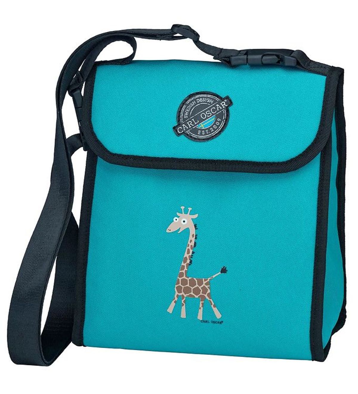 Carl Oscar Køletaske - 5 L - Turquoise Giraffe