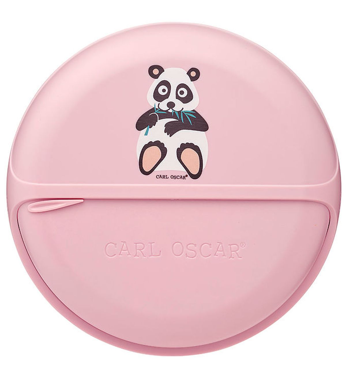 Carl Oscar Snackboks - BentoDisc - 18 cm - Pink m. Panda