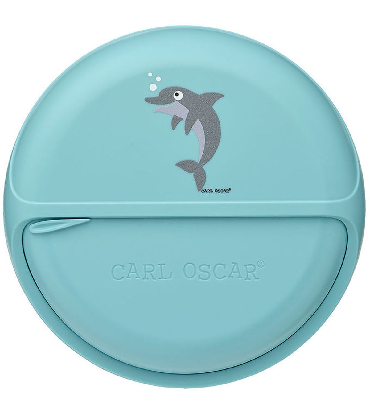 Carl Oscar Snackboks - MiniDisc - 12 cm - Blå m. Delfin