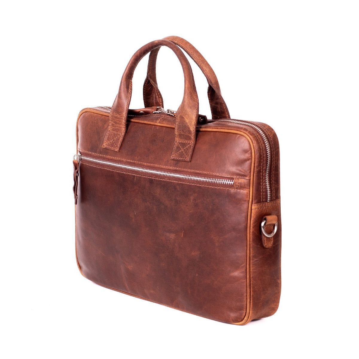 Carlo Cab Florens Computertaske 13" Cognac