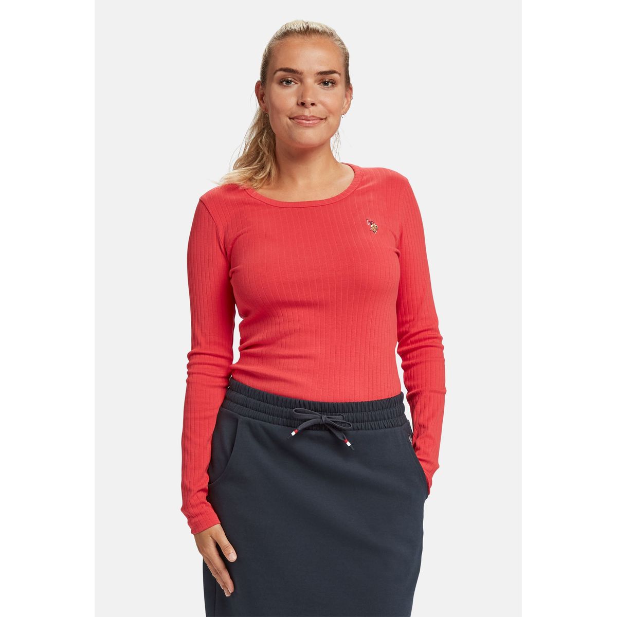 Carlotta Long Sleeve T-shirt - U.S. Polo Assn - Kvinder - L