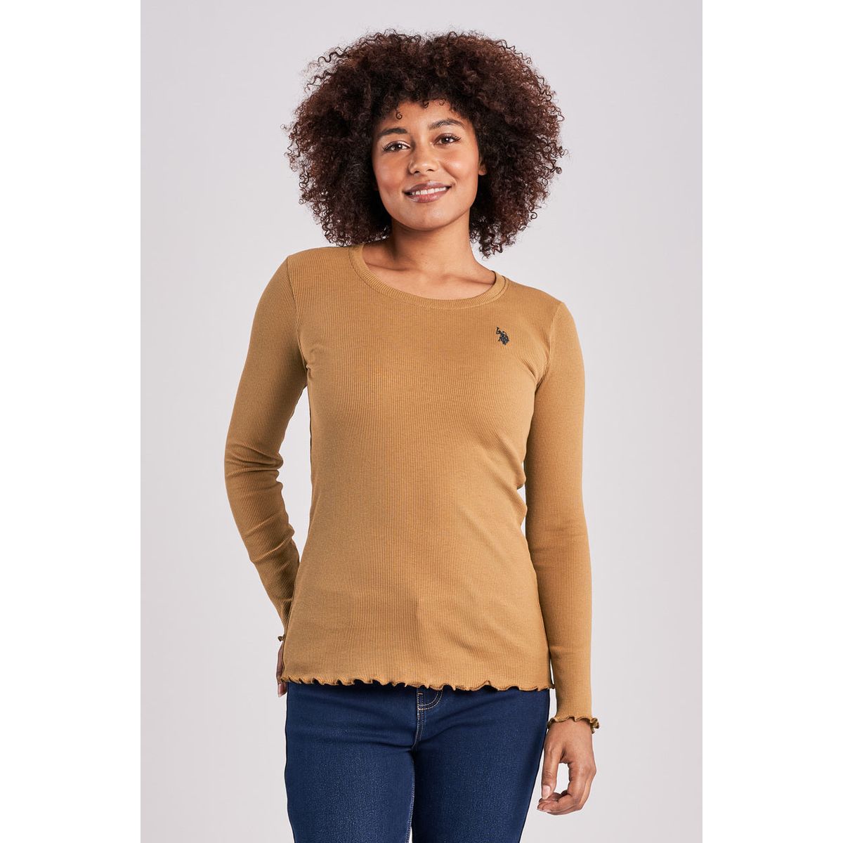 Carlotta Long Sleeve T-shirt - U.S. Polo Assn - Kvinder - L