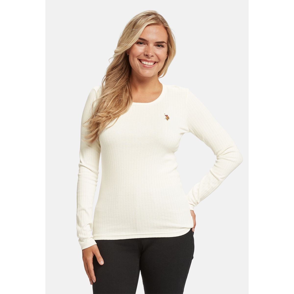 Carlotta Long Sleeve T-shirt - U.S. Polo Assn - Kvinder - S