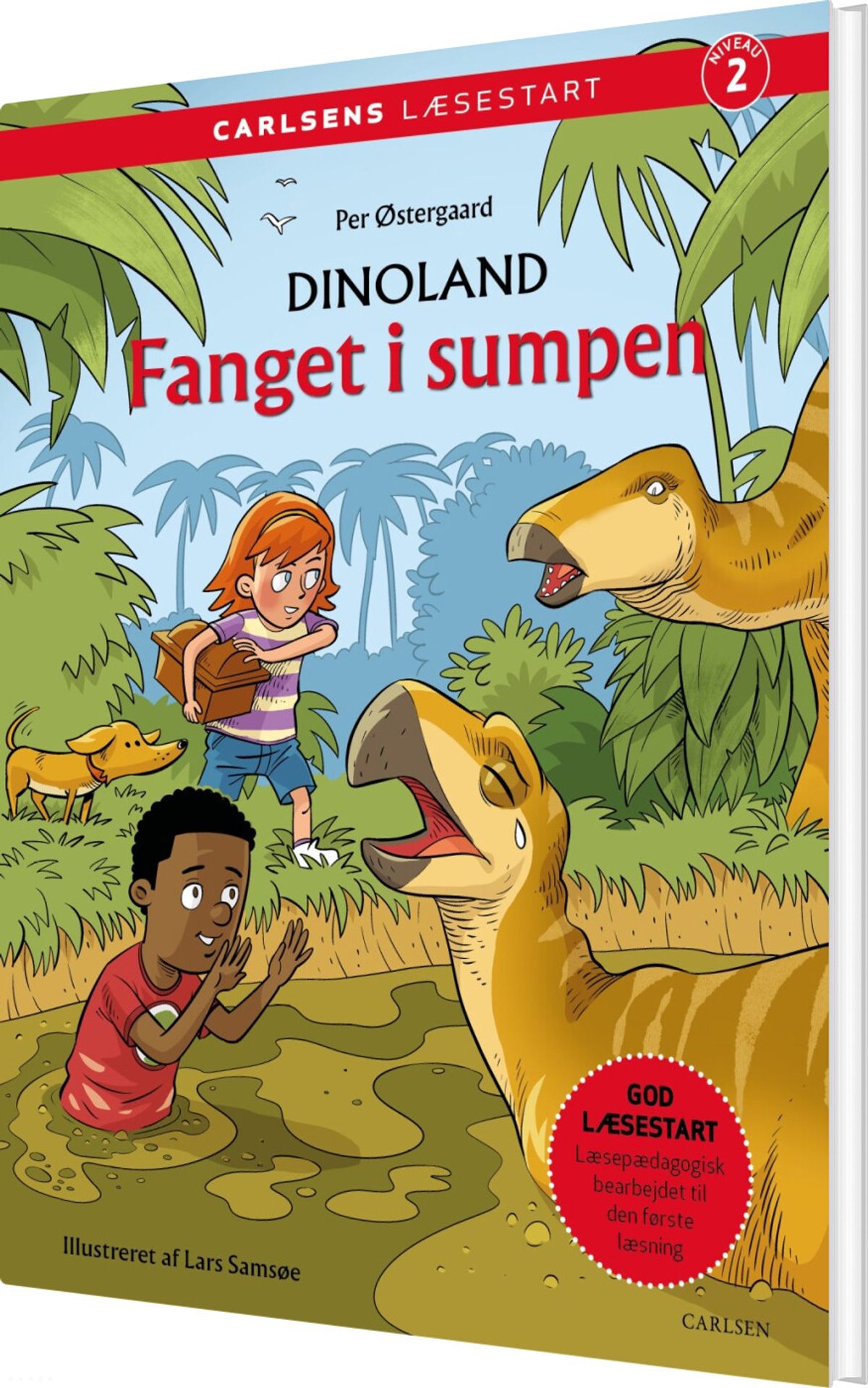 Carlsens Læsestart: Dinoland: Fanget I Sumpen - Per østergaard - Bog