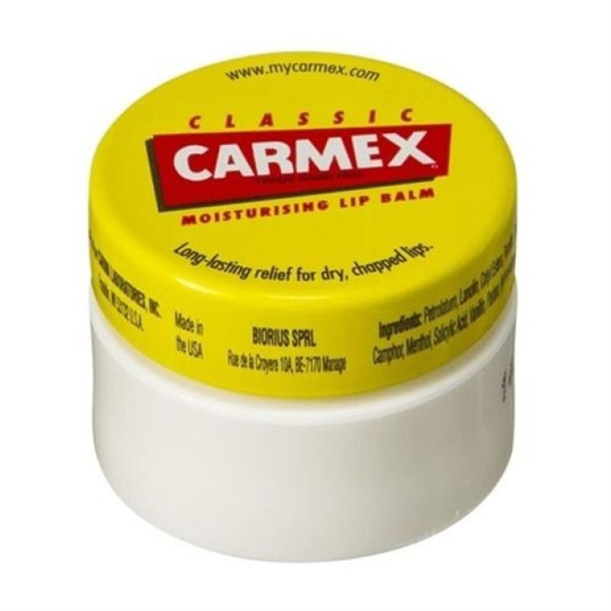 Carmex - Lip Balm Original Krukke 7,5 gr.