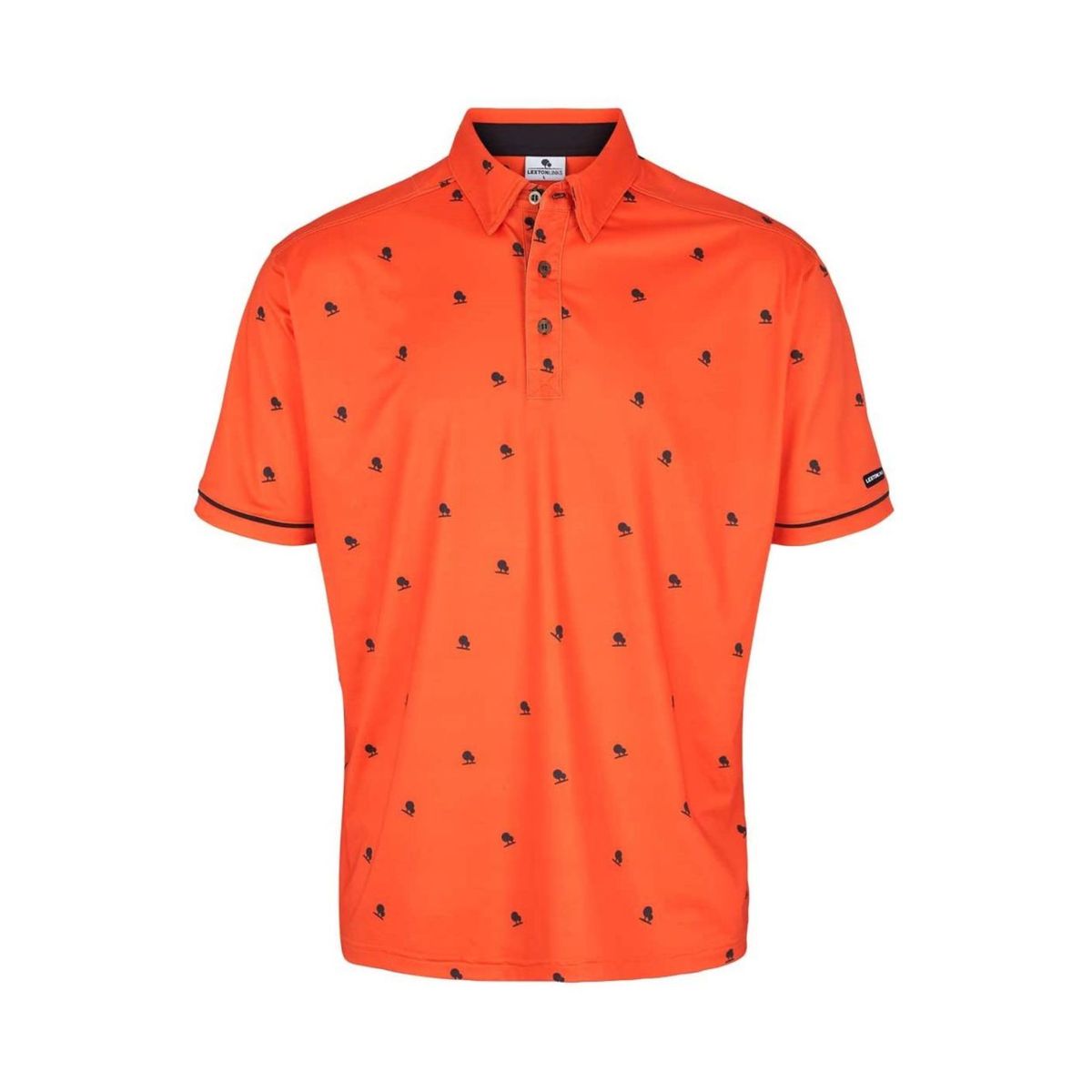 Carnaby Polo Orange/grey 3XL