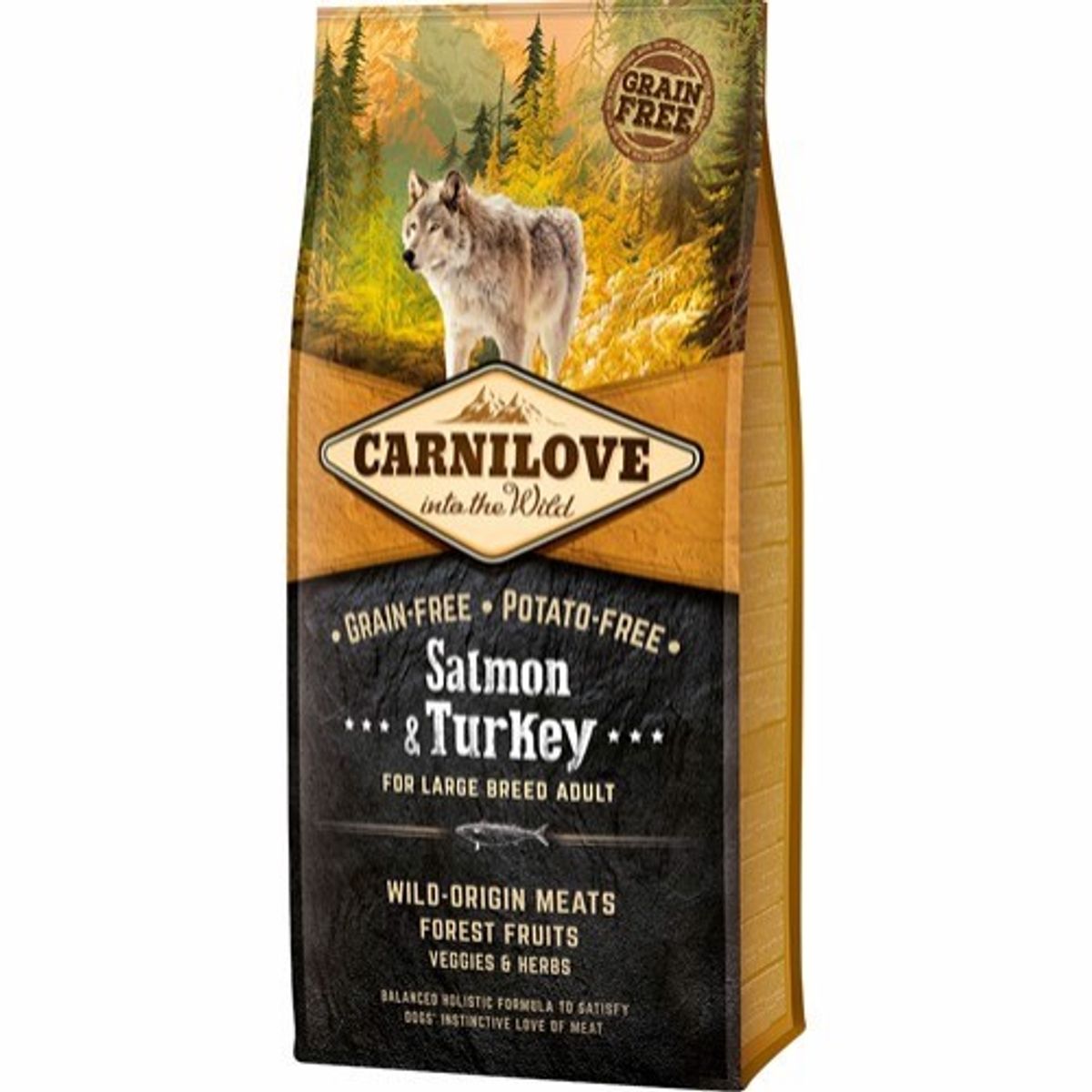 Carnilove Adult LB Salmon & Turkey, 12 kg