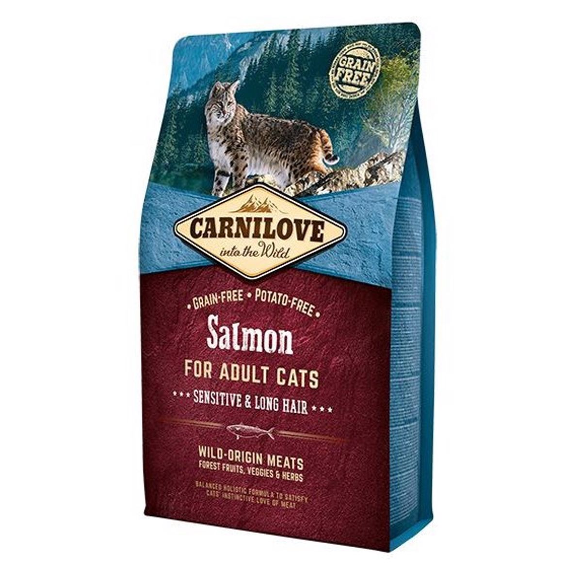 Carnilove Cat Sensitive Salmon, 2 kg - KORT DATO